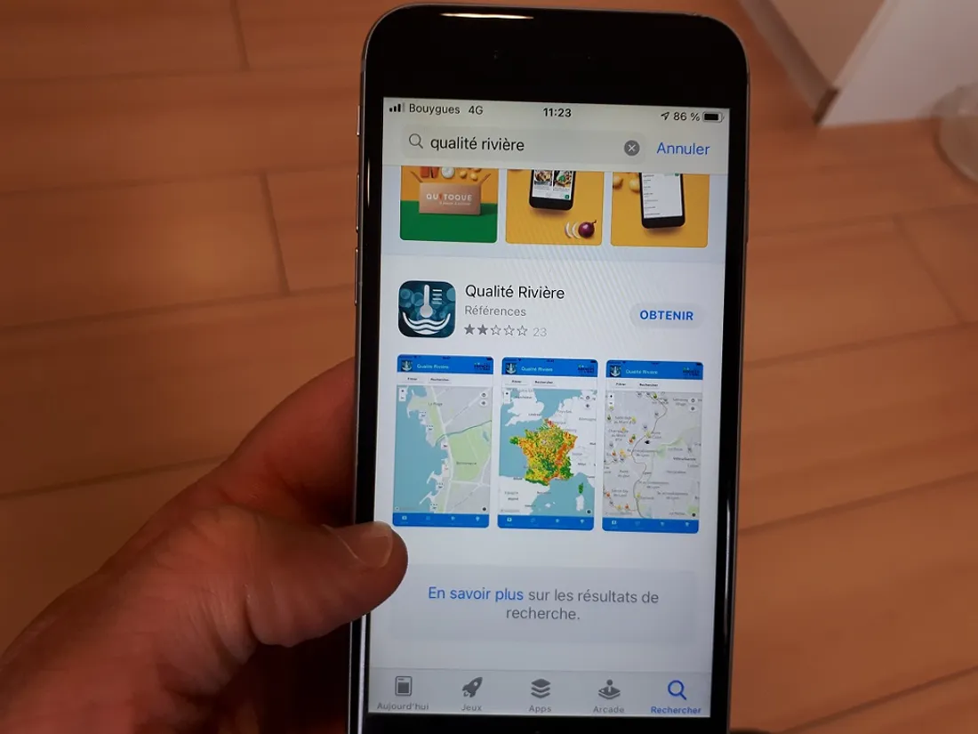 L’agence de l’eau a édité une application « qualité rivière » 